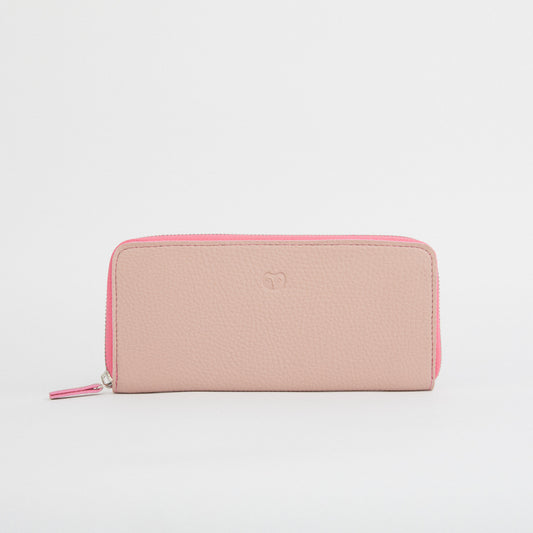 Pink Pacific Zip Around Purse