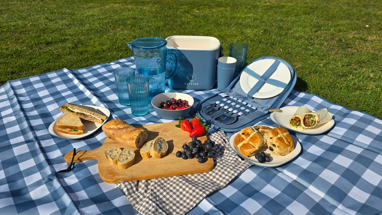 Blue Pool  2-in-1 Picnic Blanket and Tablecloth