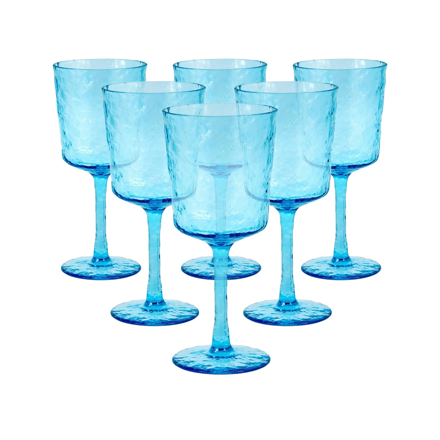 Lulworth Acrylic Hammered Wine Glass