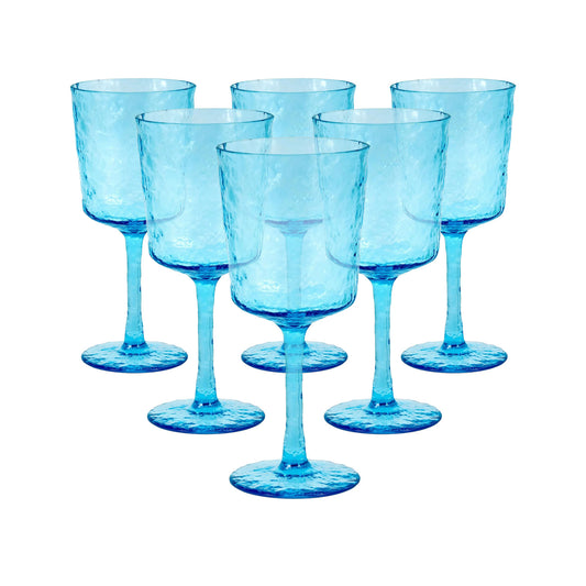 Lulworth Acrylic Hammered Wine Glass