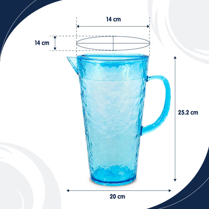 Lulworth Acrylic Hammered Pitcher (1.9L)