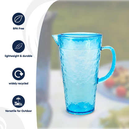 Lulworth Acrylic Hammered Pitcher (1.9L)