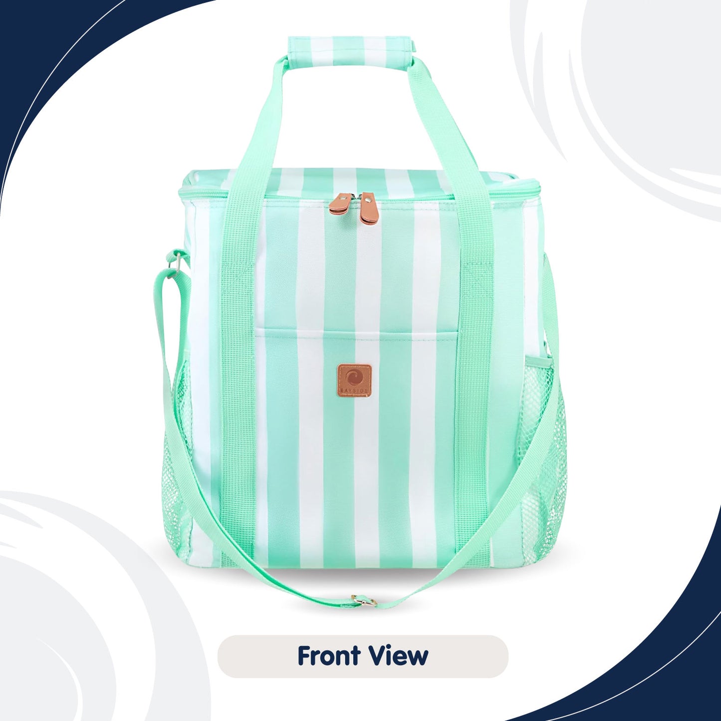 Whitesands Striped Family Cool Bag