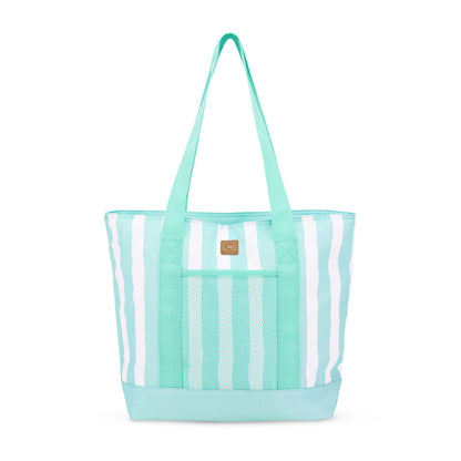 Whitesands Striped Tote Cool Bag