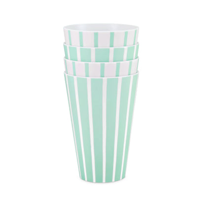 Thurlestone Set of 4 Striped Tumblers (RPET)