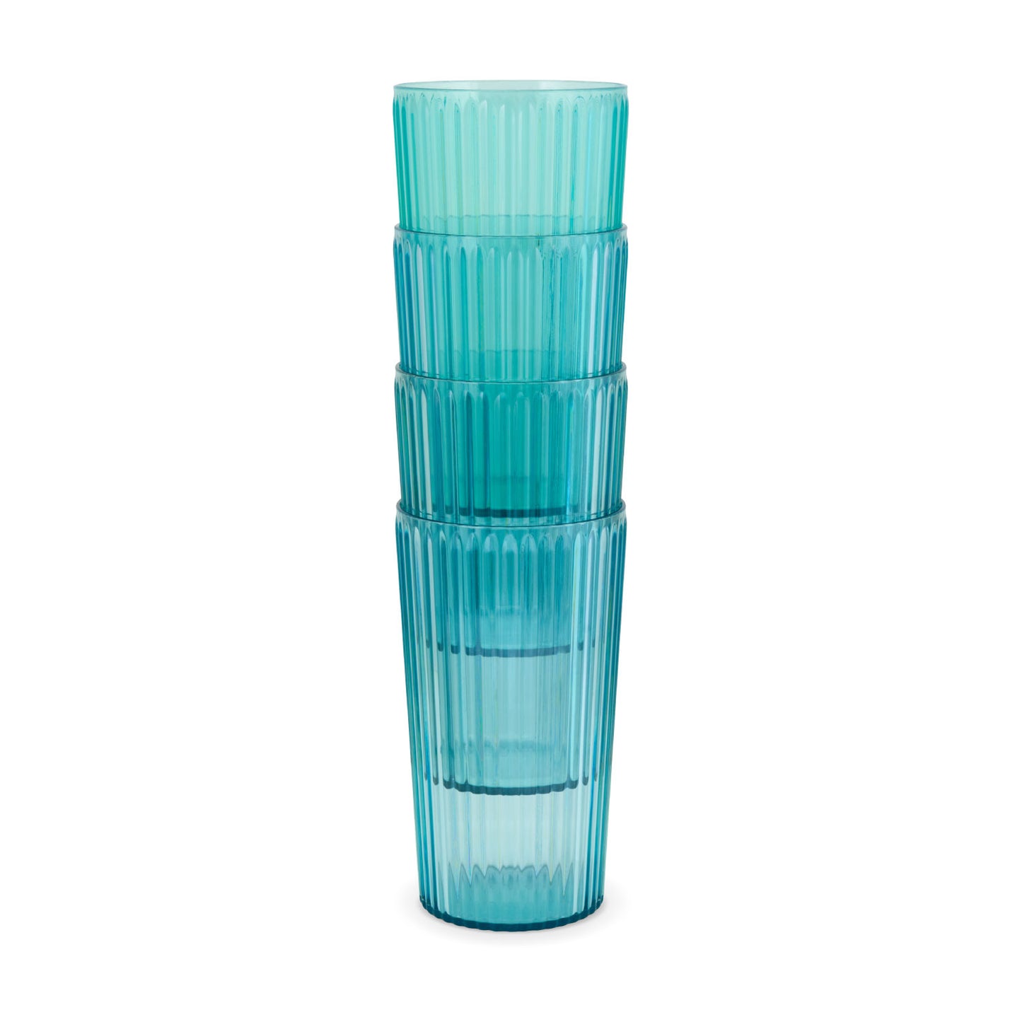 Thurlestone Set of 4 Mint Ridged Tumblers (RPET)