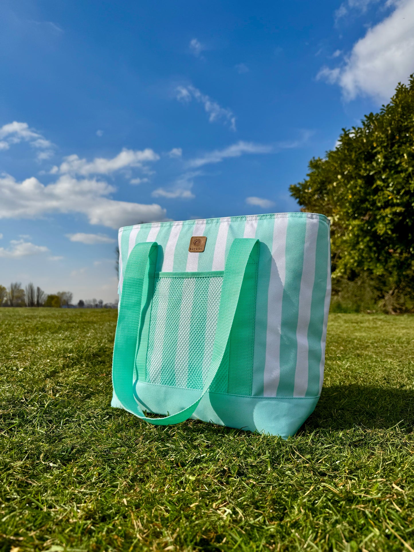 Whitesands Striped Tote Cool Bag
