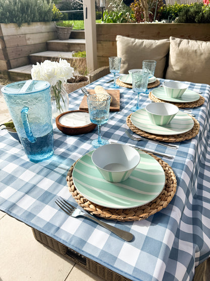 Thurlestone Set of 4 Striped Dinner Plates (RPET)