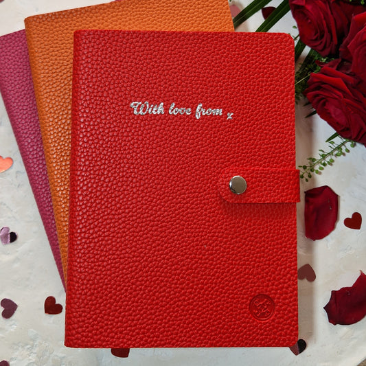 Red A5 Nicobar Notebook
