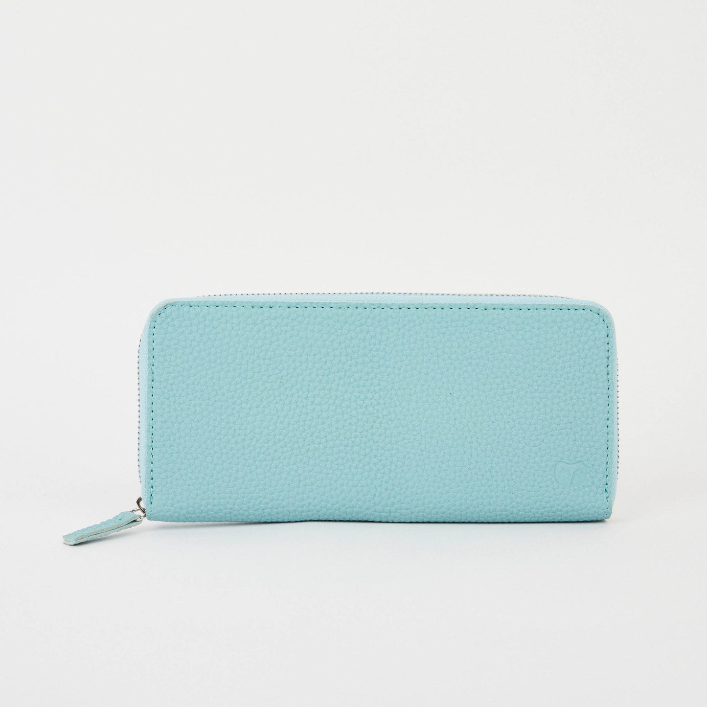 Duck Egg Blue Pacific Zip Around Purse
