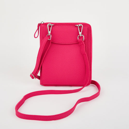 Magenta Columbian Cross Body Handbag